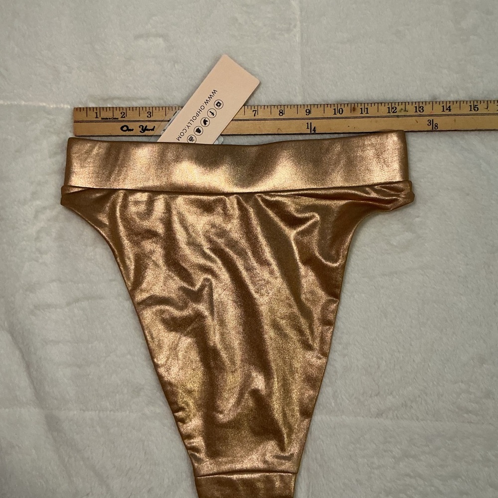 Oh Polly Gold Bikini Bottom - Picture 4 of 9